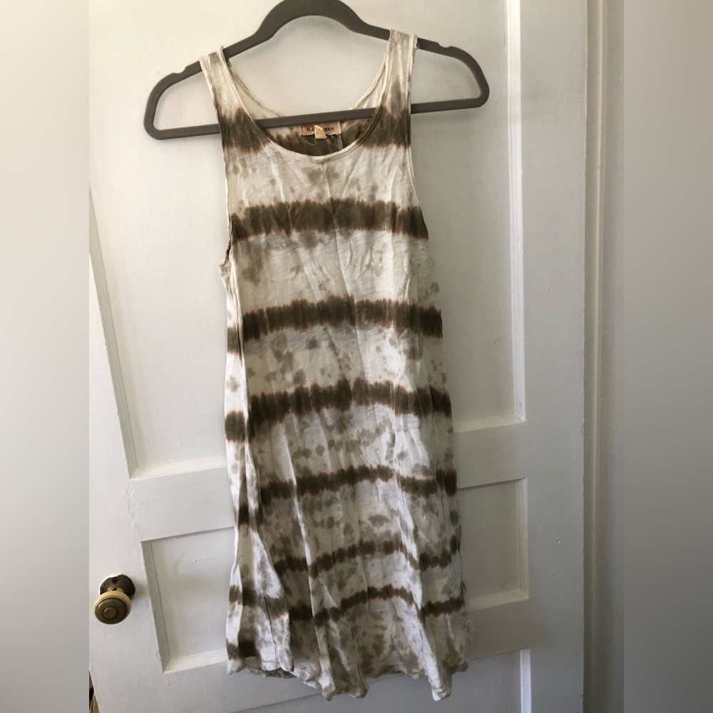 Tie dye shift dress